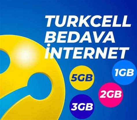 Turkcell mesajla bedava internet